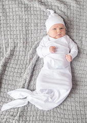 infant gown white