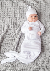 colored organics infant gown
